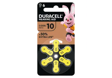 Elementai klausos aparatui DURACELL 10PR70, 6 vnt.