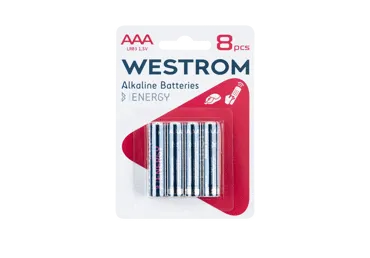 Baterijas WESTROM AAA/LR03 1,5V 8gab.