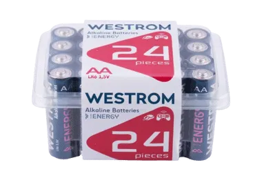 Elementai WESTROM LR6, AA, 24 vnt., 24 vnt.