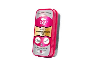 EMU EMU Shoe Shine Sponge MAX - COLORLESS 1 pcs /Kempinėlė 1pcs