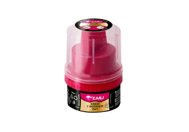 EMU EMU Shoe Wax Cream 3in1 - BLACK 50 ml /Kremas vaško pavidalu 50ml