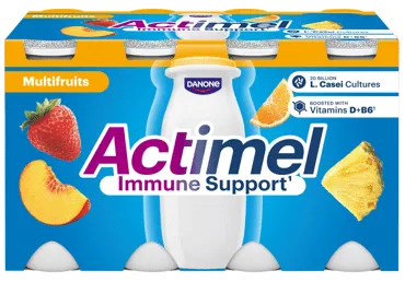 Ferm. jogurto gėrimas ACTIMEL, įv.skonių, 1,5% rieb., 8x100g, 800 g