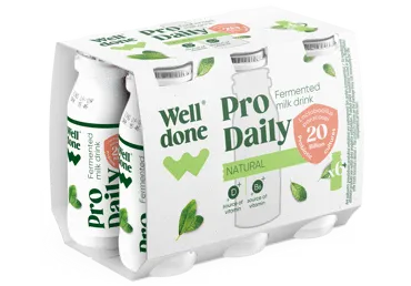 Fermentēts jogurta dzēriens 1,5% WELL DONE 6x100g