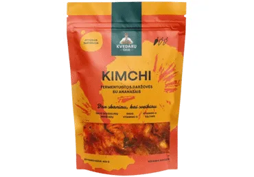 Fermentuotos daržovės su ananasais KIMCHI, 400 g