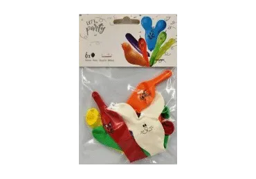 Figūriniai balionai, 6 vnt., 1 vnt.