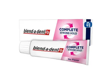 Fiksuojamasis dantų protezų kremas BLEND A DENT Complete Strong Hold, Fresh Flavor, 47 g
