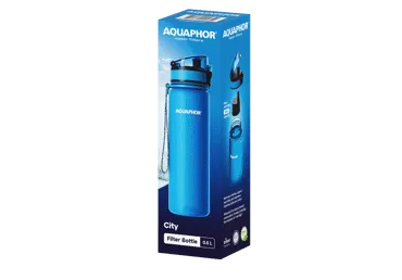 Filtruojanti gertuvė AQUAPHOR City, 0,5 l, 1 vnt., mėlyna