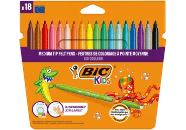 Flomasteriai BIC FIBRE PENS, 18 vnt., 18 vnt.