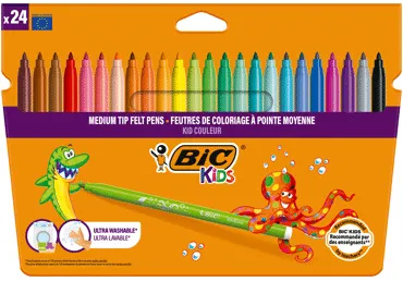 Flomasteriai BIC KIDS, 24 vnt., 1 vnt.