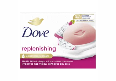 Gabalinis tualetinis muilas DOVE REPLENISHING, 90 g
