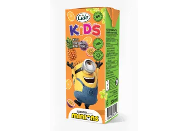 Gaivusis gėrimas CIDO ZOO su įvairių vaisių sultimis, 200 ml