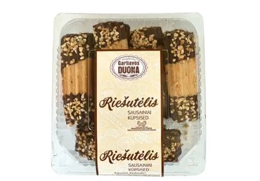 GARLIAVOS DUONOS sausainiai RIEŠUTĖLIS, 350 g