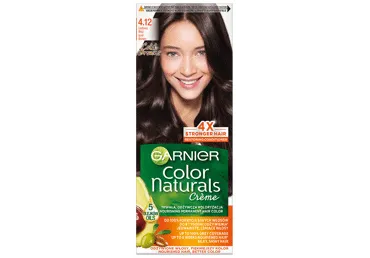 Garnier Color Naturals 4.12, ledinė ruda.