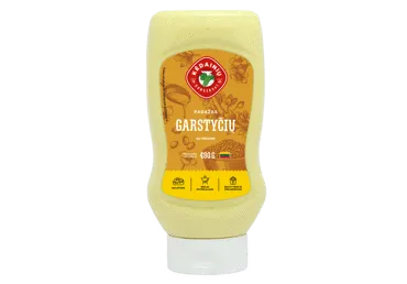 GARSTYČIŲ padažas su medumi, 48 % rieb., 480 g