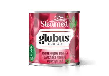 Sarkanas pupiņas GLOBUS tvaicētas 140g
