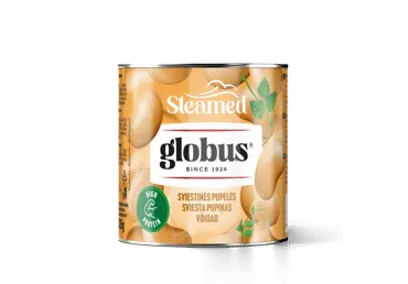 Garuose ruoštos sviestinės pupelės GLOBUS, 326 g