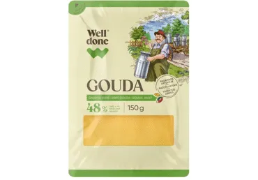 Siers Gouda 48% WELL DONE šķēlēs 150g