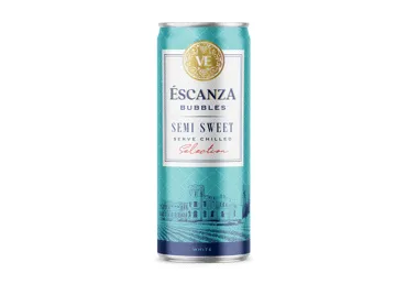 Gaz. fermen. pus. saldus alkoholinis gėrimas ESCANZA BUBBLES, 250 ml
