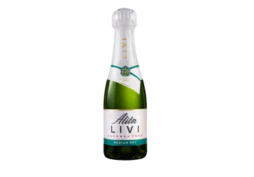 Gaz. putojantis nealk. p.sausas vynas ALITA LIVI SEMI DRY, 200 ml
