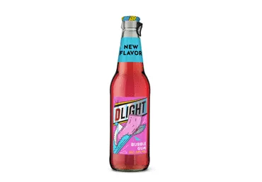 Gazuotas alaus kokteilis DLIGHT BUBBLE GUM, 2,9 %, 0,33 l