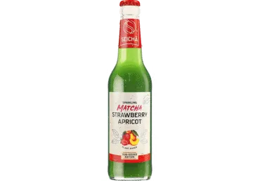Gazuotas arbatos gėrimas SEICHA MATCHA, braškių,abrikosų sk., 330 ml