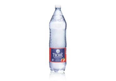 Gazuotas braškių skonio stalo vanduo TICHĖ, 1.5 l