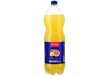 Gazuotas citrinų ir greipfrutų skonio gėrimas RASA FRUT, 2 l