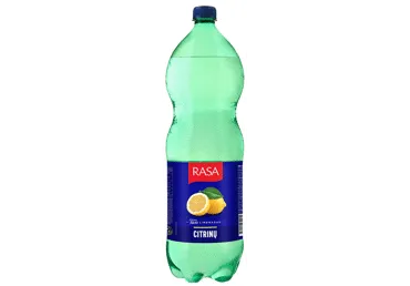 Gazuotas citrinų skonio gėrimas RASA FRUT, 2 l