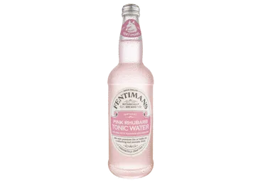 Gazuotas gaivus gėrimas FENTIMANS PINK RHUBARB TONIC WATER, 500 ml