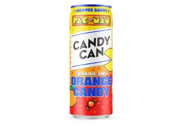Gazuotas gaivusis gėrimas CANDY CAN x Pac-Man Orange Candy, 0.33 l