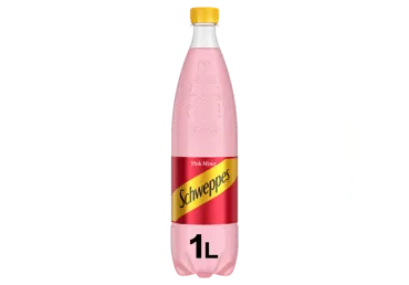 Gazuotas gaivusis gėrimas SCHWEPPES PINK MIXER, 1 l