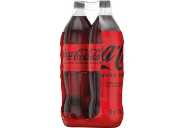 Gāzēts dzēriens COCA-COLA ZERO 2x1,5L D