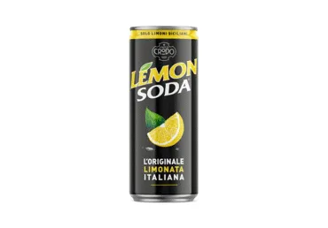 Gazuotas gėrimas CRODO LEMON SODA, 330 ml