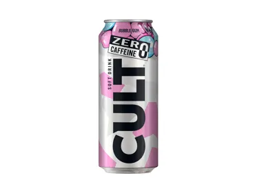 Gazuotas gėrimas CULT BUBBLE GUM ZERO CAFFEINE, 500 ml