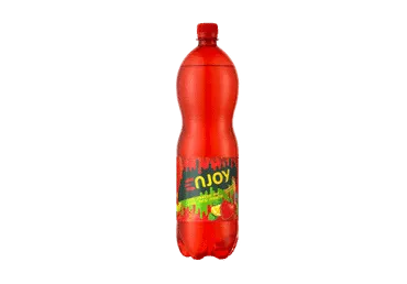 Gazuotas gėrimas ENJOY, citrinų, braškių ir mėtų skonio, 1.5 l