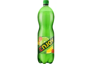 Gazuotas gėrimas ENJOY, citrinų, žal. citrinų ir mėtų skonio, 1.5 l