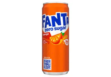 Gāzēts dzēriens FANTA Apelsīnu Zero 330ml D