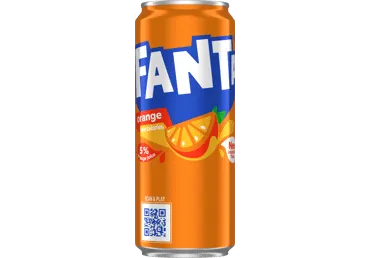 Gāzēts dzēriens FANTA ORANGE 0,33L sk D