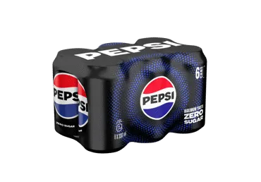 Gazuotas gėrimas PEPSI ZERO SUGAR COLA, 6x330 ml