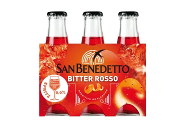 Gazuotas gėrimas SAN BENEDETTO BITTER ROSSO, 0,098L x 6 butelis