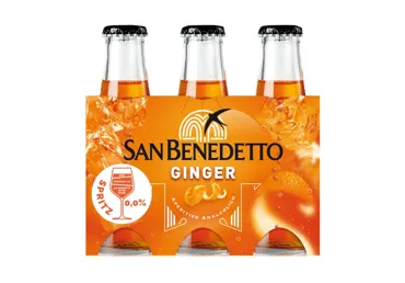 Gazuotas gėrimas SAN BENEDETTO GINGER, 0,098L x 6 butelis