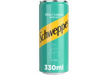Gazuotas gėrimas SCHWEPPES BITTER LEMON, 330 ml