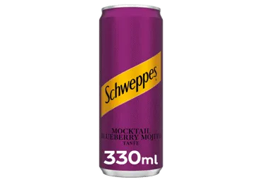 Gāz.dz. SCHWEPPES Blueb.Mojito 0,33L D