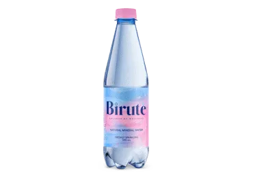 Gazuotas natūralus mineralinis vanduo BIRUTĖ, 500 ml