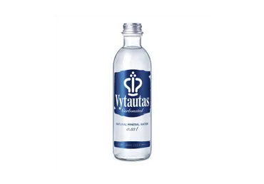 Gazuotas natūralus mineralinis vanduo VYTAUTAS, 330 ml