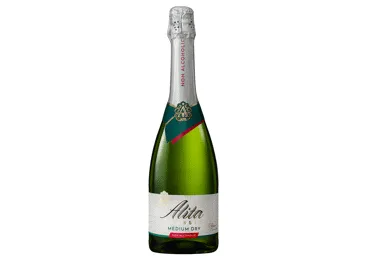 Gazuotas putojantis nealkoholinis vynas ALITA CLASSIC, 750 ml
