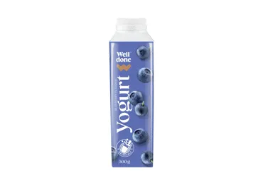 Geriamasis jogurtas WELL DONE, mėlynių skonio, 2 % rieb., 500 g