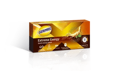 GERIMAX maisto papildas EXTREME ENERGY, 10 tab.