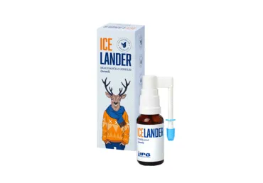 Gerklės purškalas ICELANDER, 20 ml