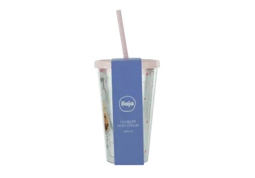 Gertuvė su šiaudeliu ILAJA, 450 ml